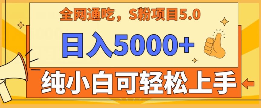 男粉项目5.0，最新野路子，纯小白可操作，有手就行，无脑照抄，纯保姆教学-91网创