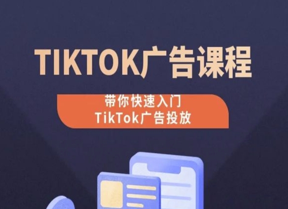 TikTok广告投放课程，从0-1实操课，带你快速入门TikTok广告投放-91网创